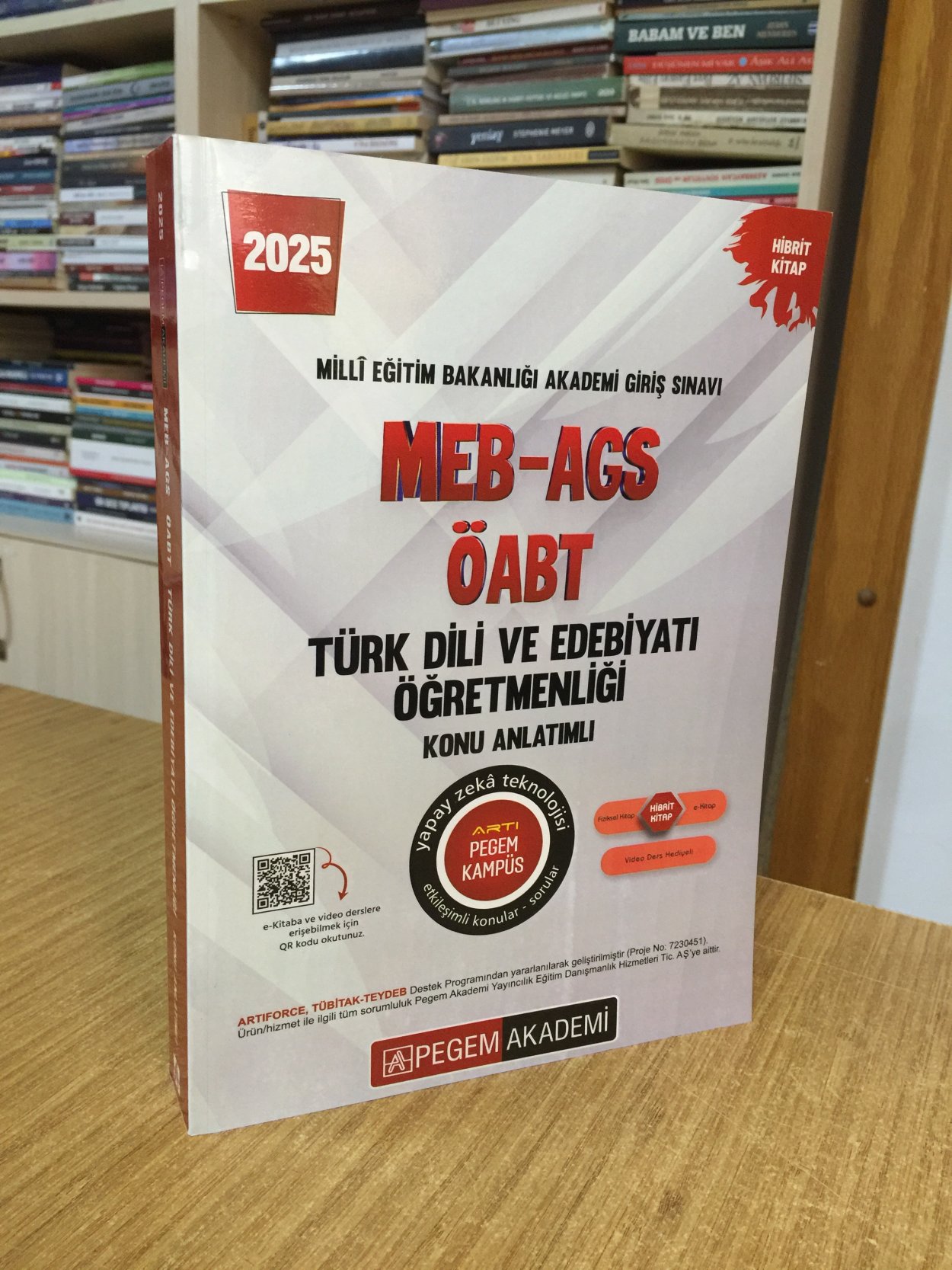 2025 MEB-AGS-ÖABT Türk Dili ve Edebiyatı Öğretmenliği Konu Anlatımlı Pegem Akademi Yayıncılık