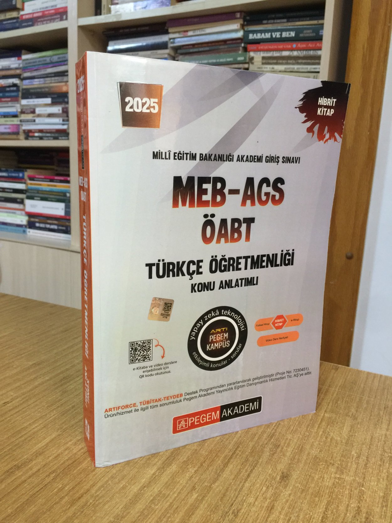 2025 MEB AGS ÖABT Türkçe Öğretmenliği Konu Anlatımlı Pegem Yayınları