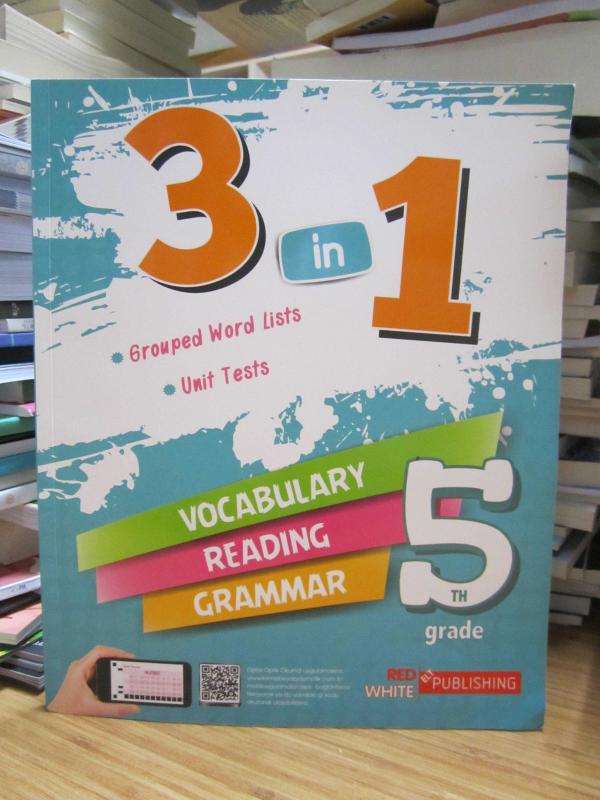 3 in 1 Grouped Word Lists - Unit Tests - Vocabulary Reading Grammar 5th Grade (5.Sınıf İngilizce Hazırlık)
