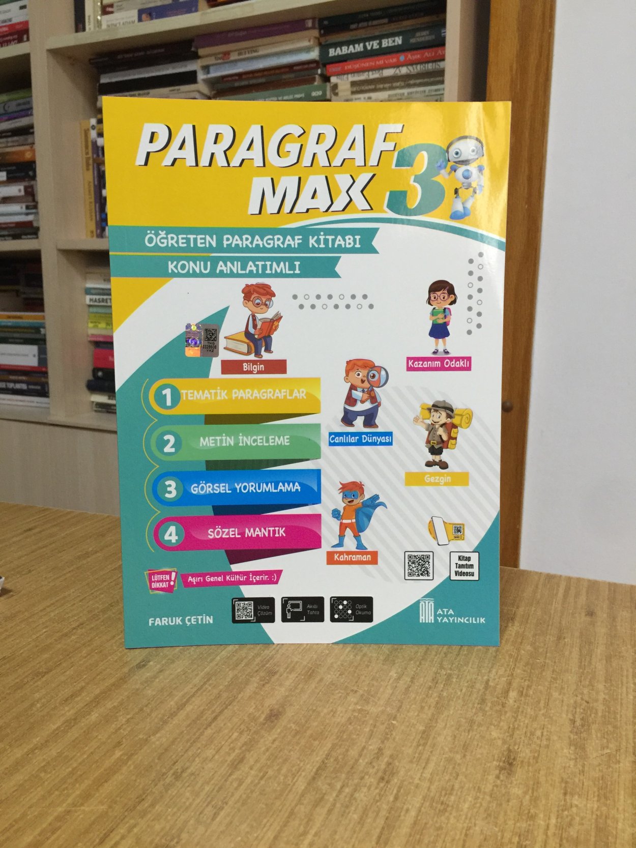 3. Sınıf Paragraf Max Öğreten Paragraf Kitabı Ata Yayıncılık