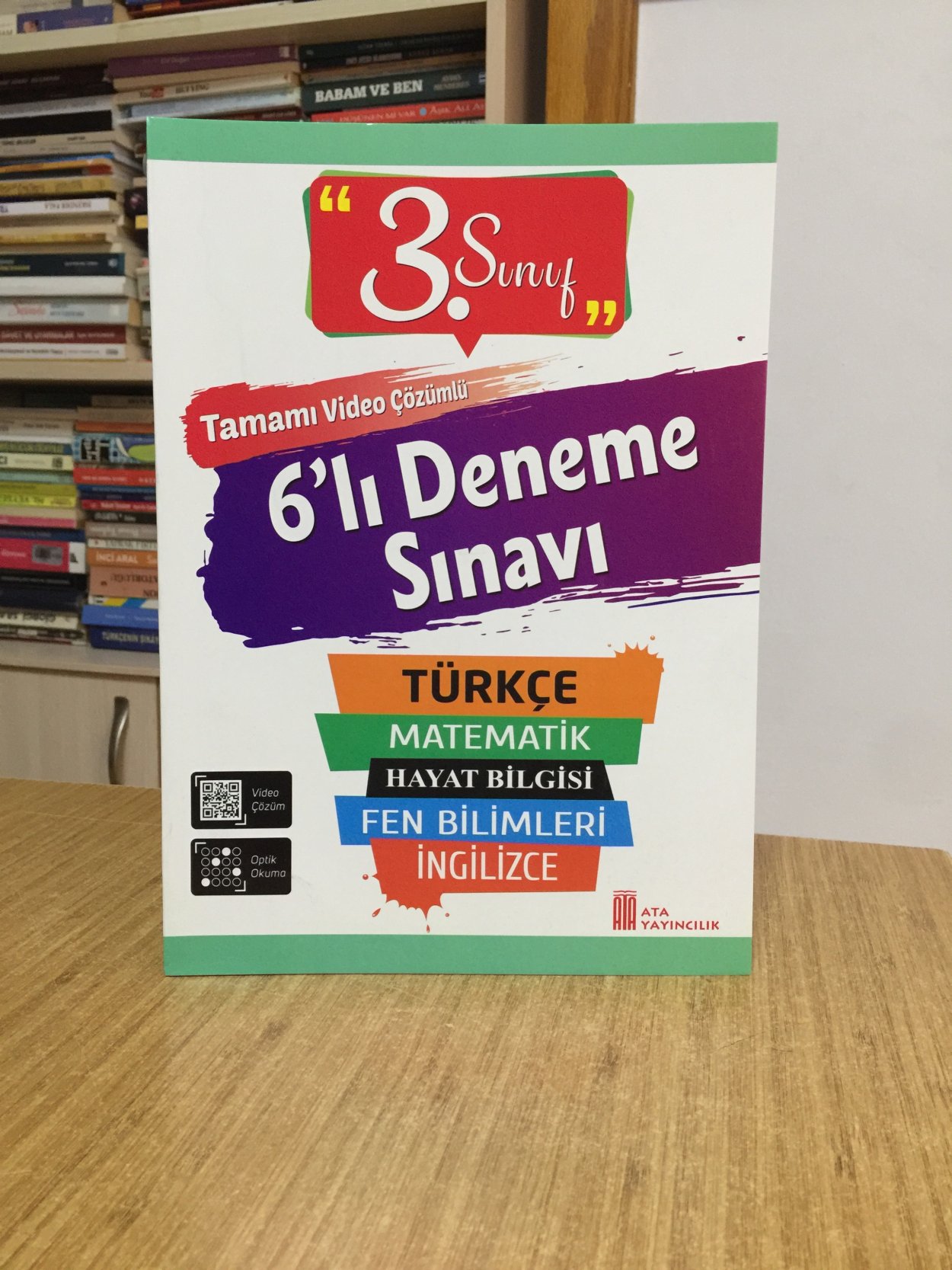 3. Sınıf Tüm Dersler 6'li Deneme Sınavı Ata Yayıncılık