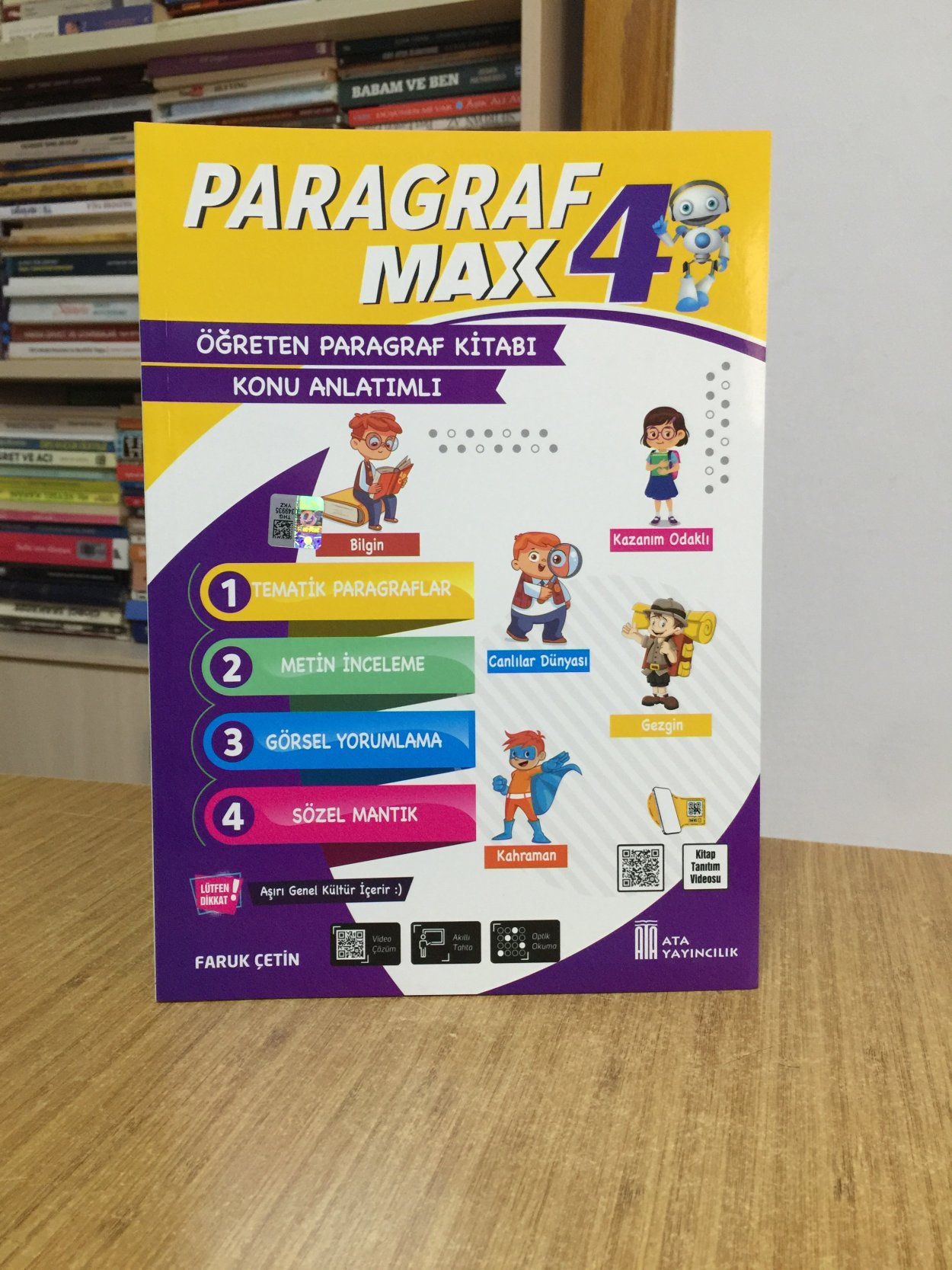 4. Sınıf Paragraf Max Öğreten Paragraf Kitabı Ata Yayıncılık