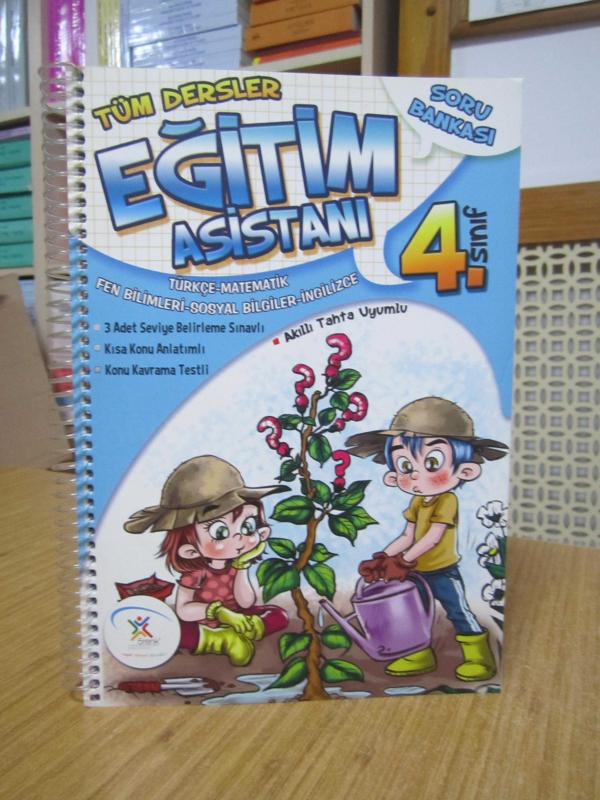 4. Sınıf Tüm Dersler (Türkçe-Matematik-Fen Bilimleri-Sosyal Bilgiler-İngilizce) Eğitim Asistanı / 5 Renk Yayınevi