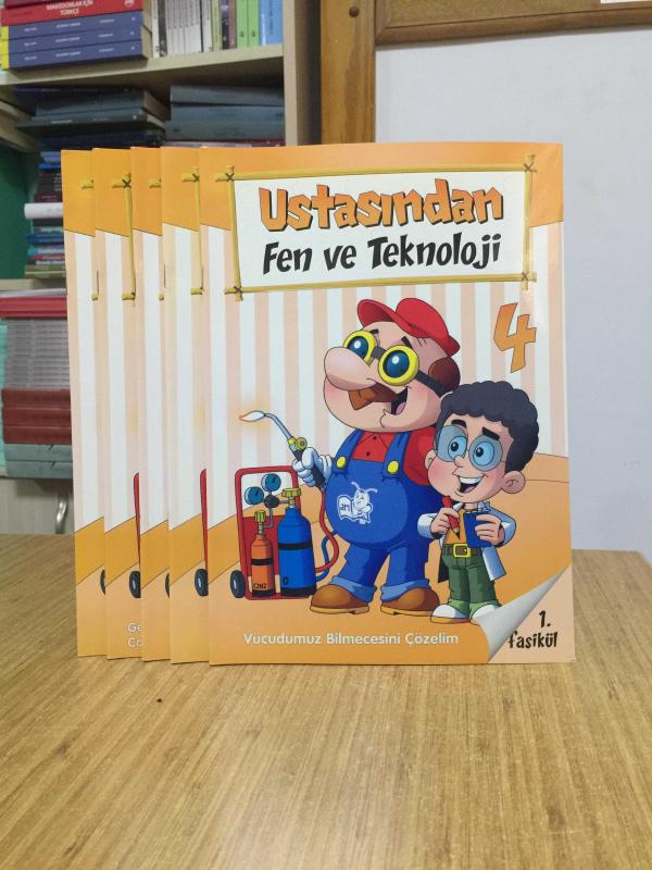 4. Sınıf Ustasından Fen ve Teknoloji 5 Adet Fasikül SET / Arı Yayıncılık