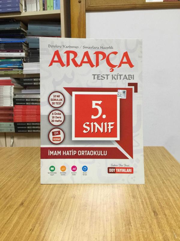 5. Sınıf Arapça Test Kitabı DDY Yayınları