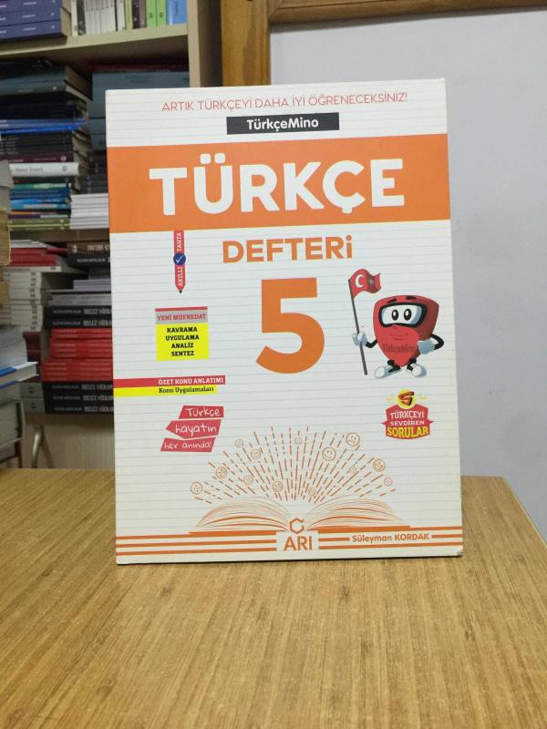 5. Sınıf Türkçemino Türkçe Defteri Arı Yayıncılık