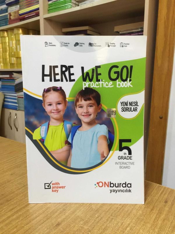 5th Grade Here We Go Practice Book Onburda Yayıncılık