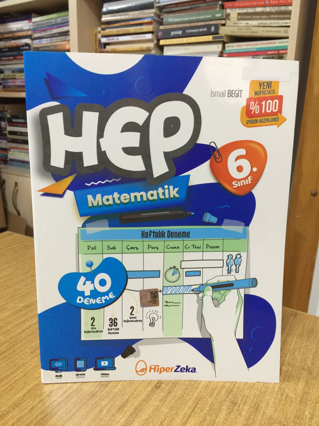 6. Sınıf Hep Matematik 40 Haftalık Deneme Hiper Zeka Yayınları