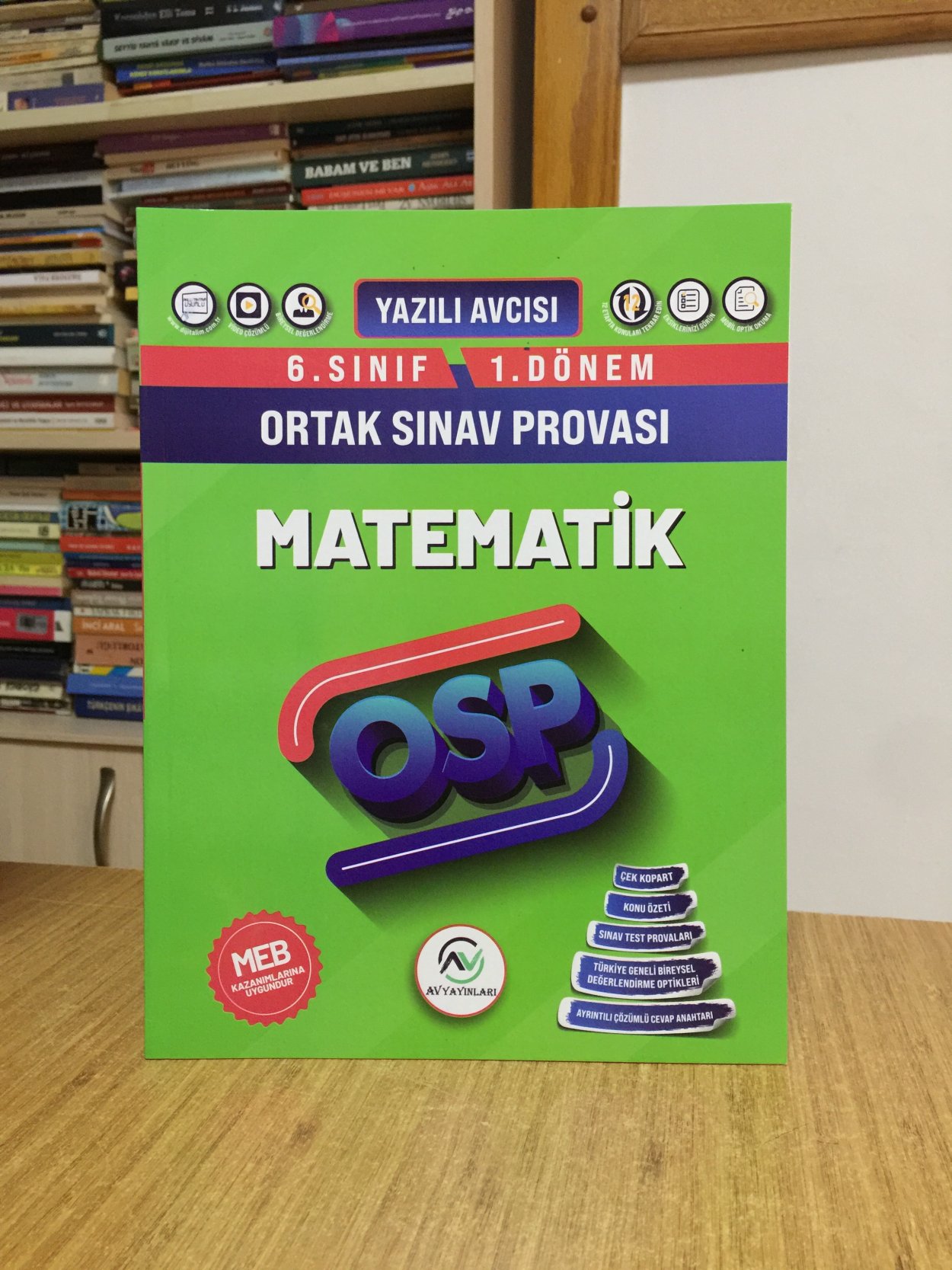6. Sınıf Matematik 1. Dönem OSP Ortak Sınav Provası Av Yayınları