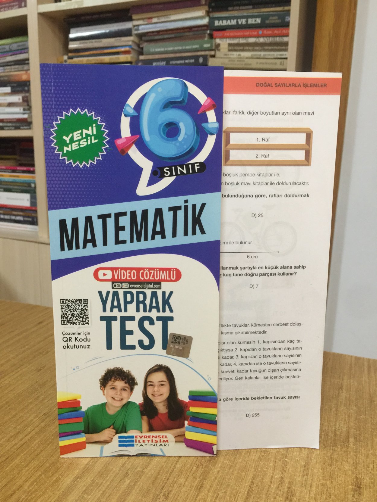 6. Sınıf Matematik Yeni Nesil Video Çözümlü Yaprak Test Evrensel İletişim Yayınları