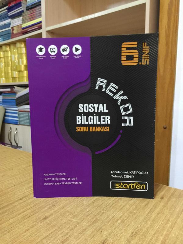 6. Sınıf Sosyal Bilgiler Rekor Soru Bankası Startfen Yayınları