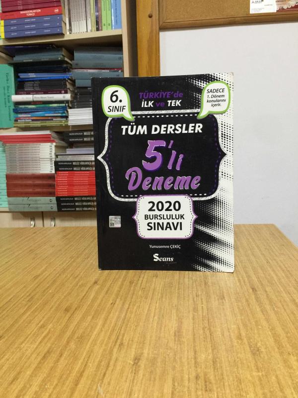 6. Sınıf Tüm Dersler 5'li Deneme 2020 Bursluluk Sınavı / Seans Yayınları