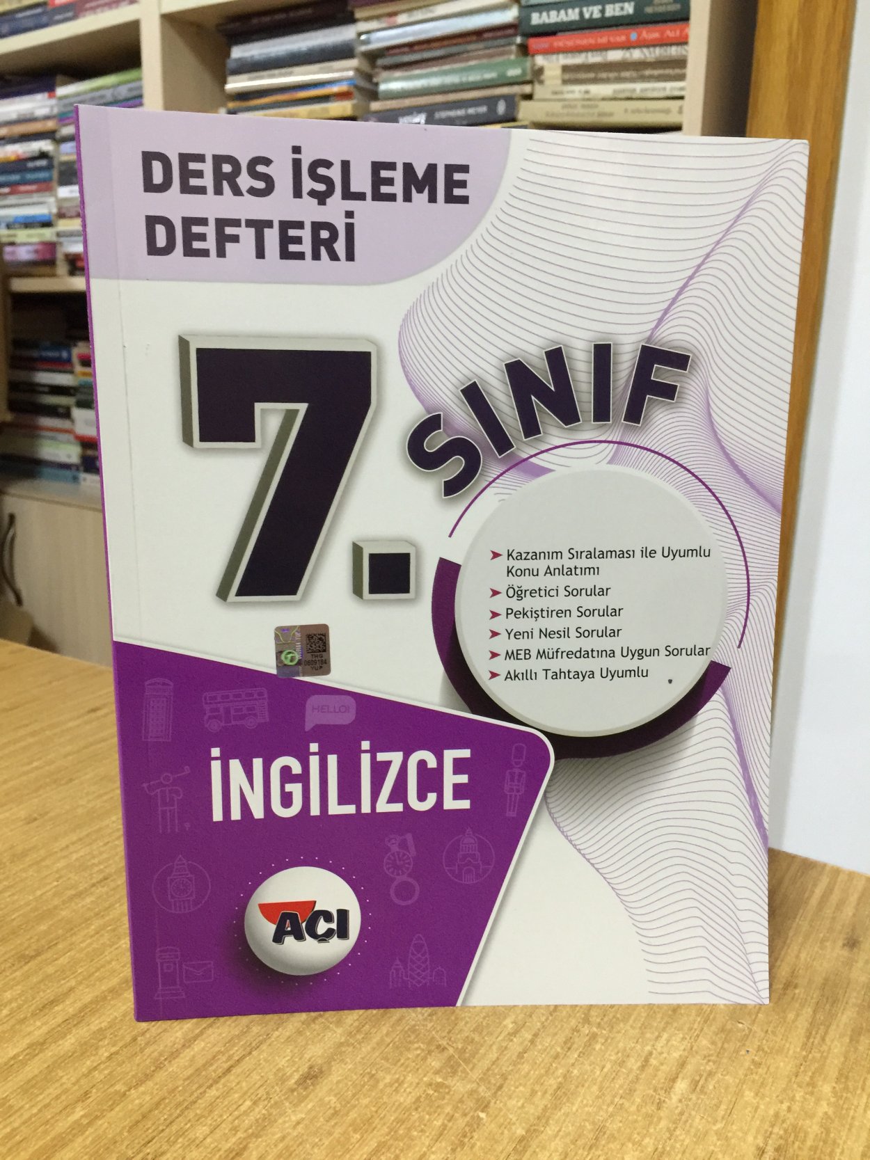 7. Sınıf Ders İşleme Defteri İNGİLİZCE Açı Yayınları