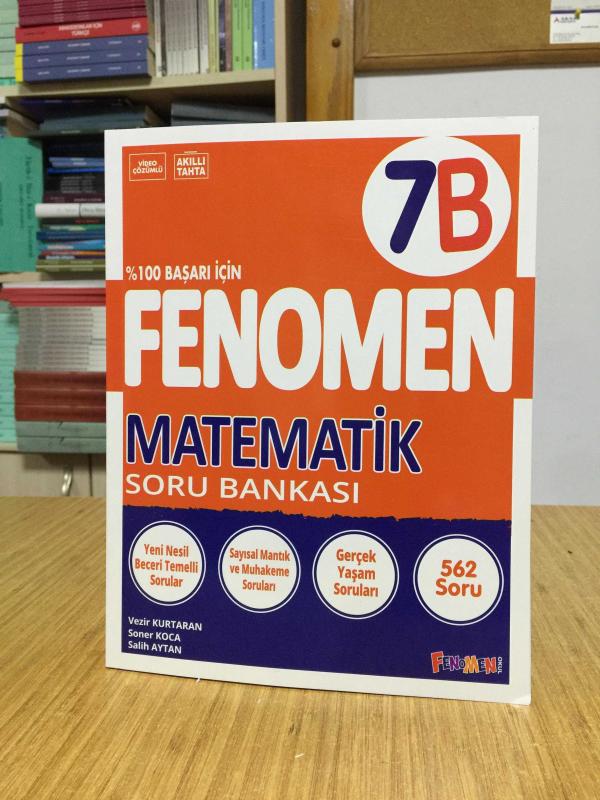 7. Sınıf Fenomen Matematik Soru Bankası Fenomen Kitap