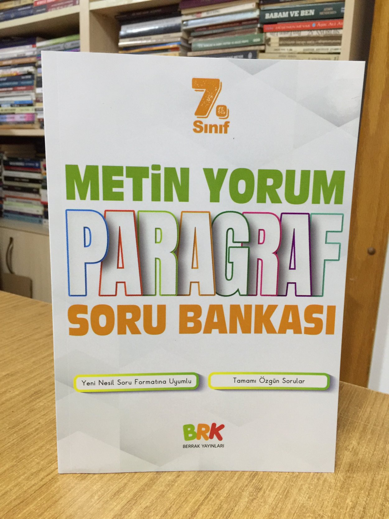 7. Sınıf Metin Yorum Paragraf Soru Bankası Berrak Yayınları