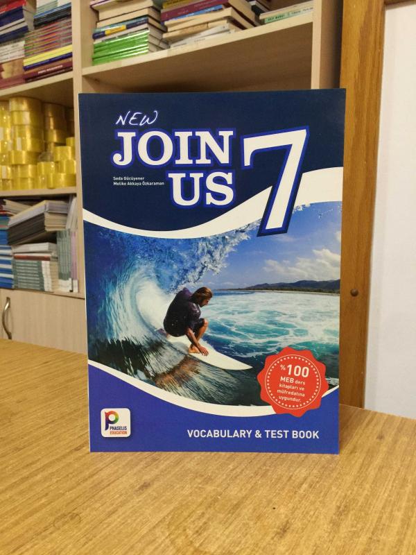 7. Sınıf New JOIN US Vocabulary Test Book Phaselis Education