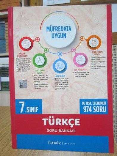 7. Sınıf Türkçe Soru Bankası [ Teorik Yayınları ]