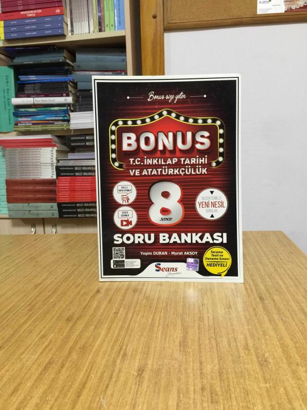 8. Sınıf Bonus T.C. İnkılap Tarihi ve Atatürkçülük Soru Bankası / Seans Yayınları