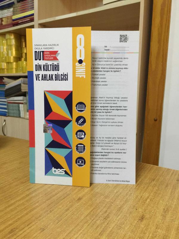 8. Sınıf DİN KÜLTÜRÜ VE AHLAK BİLGİSİ DUT Ders Uygulama Testleri Bes Yayınları