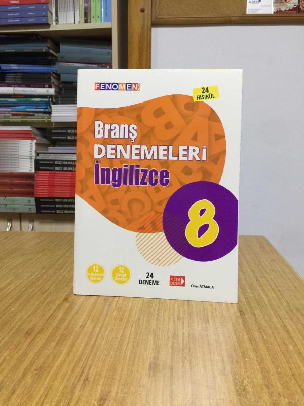 8. Sınıf İngilizce Branş Denemeleri Fenomen Kitap