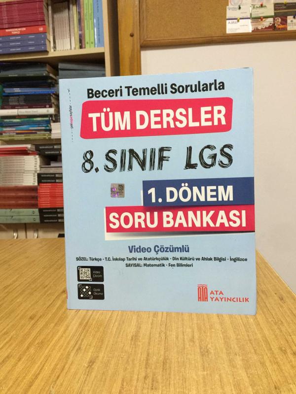 8. Sınıf LGS Beceri Temelli Sorularla Tüm Dersler 1. Dönem Soru Bankası Ata Yayıncılık