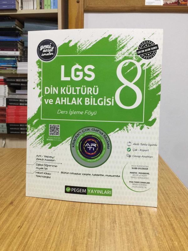 8. Sınıf LGS Din Kültürü ve Ahlak Bilgisi Ders İşleme Föyü Pegem Akademi Yayınları
