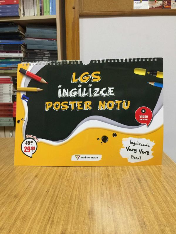8.Sınıf LGS İngilizce Poster Notu Veri Yayınları