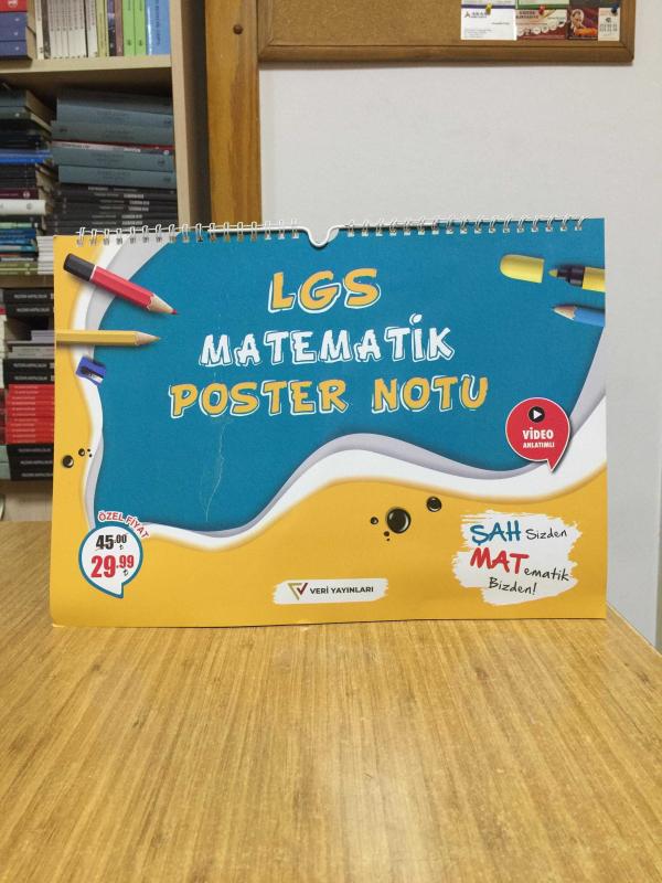 8.Sınıf LGS Matematik Poster Notu Veri Yayınları