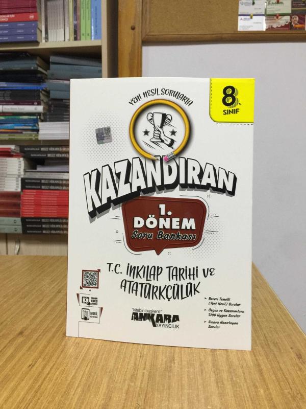 8. Sınıf LGS TC İnkılap Tarihi ve Atatürkçülük 1. Dönem Kazandıran Soru Bankası Ankara Yayıncılık