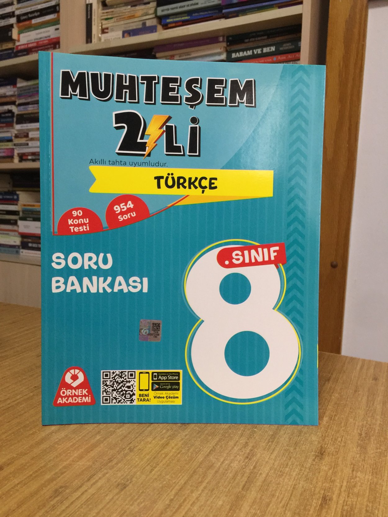 8. Sınıf Muhteşem 2'li TÜRKÇE Soru Bankası Örnek Akademi