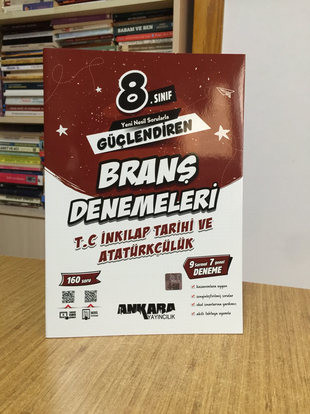 8. Sınıf T.C. İnkılap Tarihi ve Atatürkçülük Güçlendiren Branş Denemeleri Ankara Yayıncılık