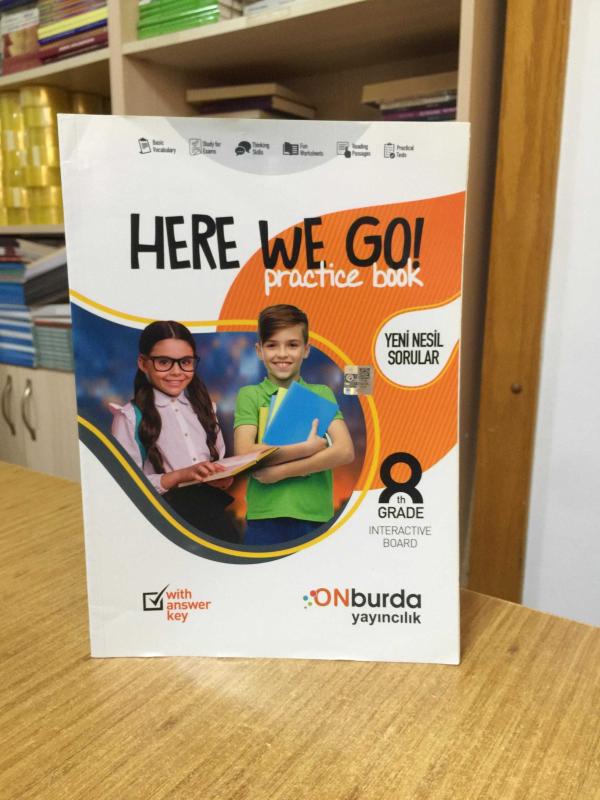 8th Grade Here We Go Practice Book Onburda Yayıncılık