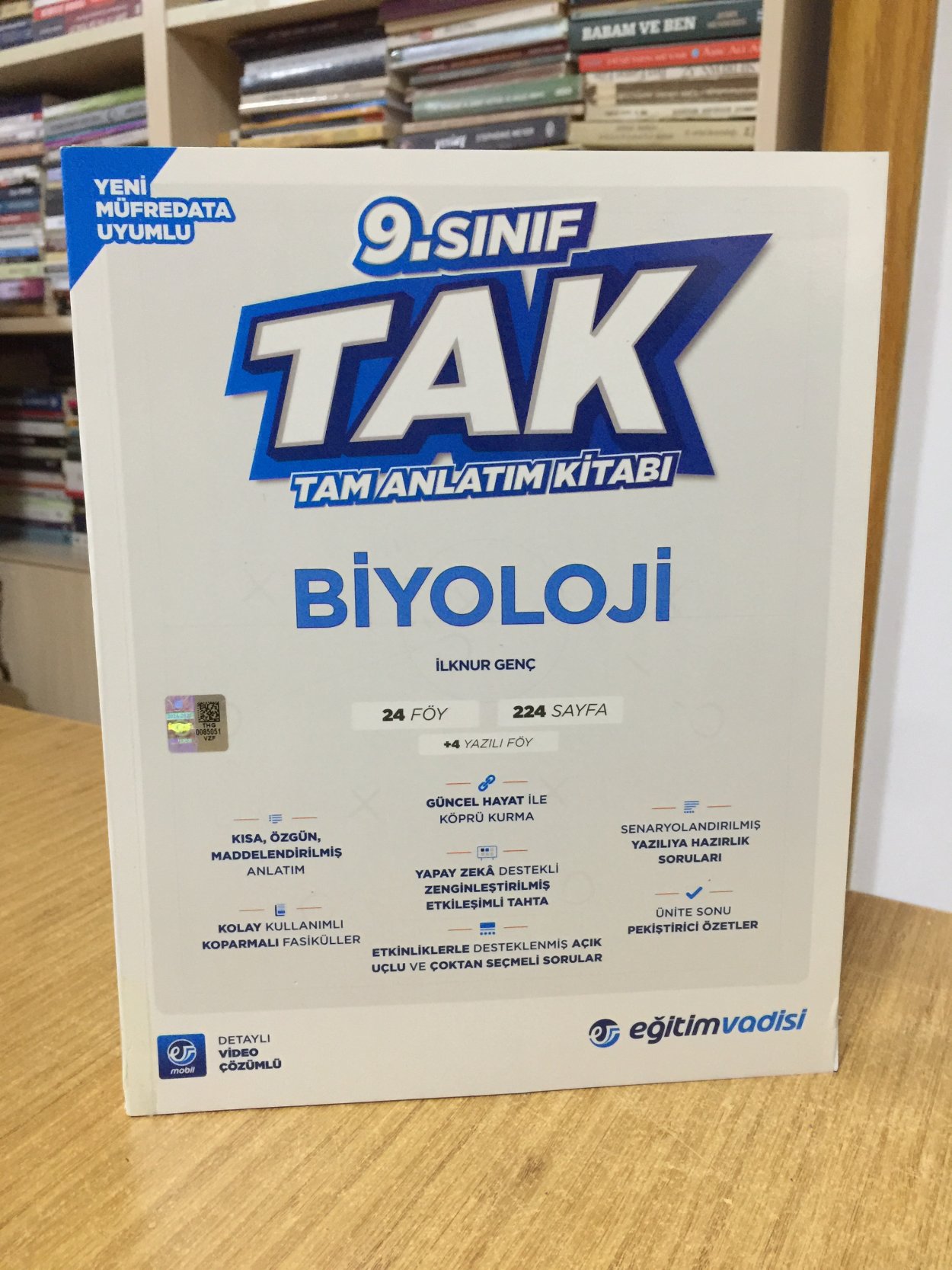 9. Sınıf Biyoloji Tam Anlatım Kitabı Eğitim Vadisi Yayınları 2025 