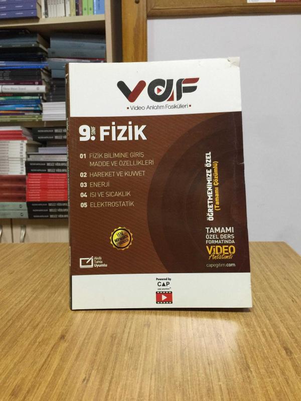 9. Sınıf Fizik Video Anlatımlı Fasiküller Çap Yayınları