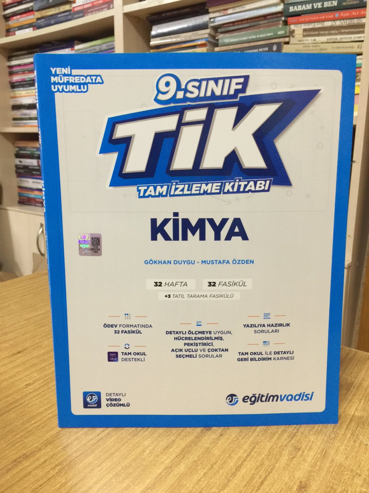 9. Sınıf Kimya Tam İzleme Kitabı Eğitim Vadisi Yayınları 2025 