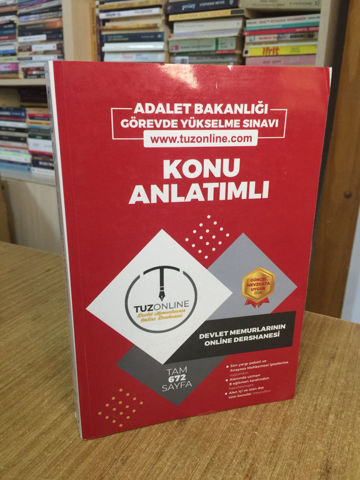 Adalet Bakanlığı Görevde Yükselme Sınavı KONU ANLATIM KİTABI (Ağustos 2024) TUZONLINE