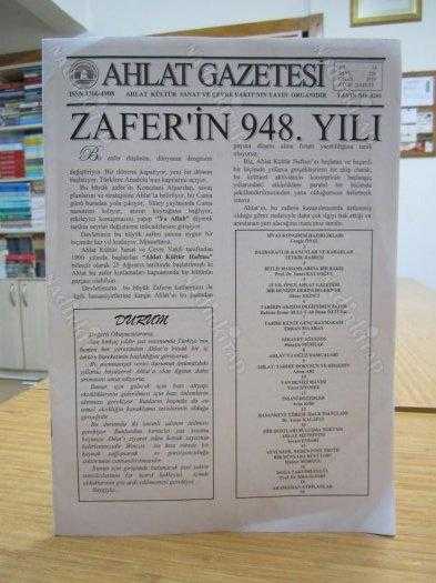Ahlat Kültür Sanat ve Çevre Vakfı - Ahlat Gazetesi - 2019 Eylül Sayı 226