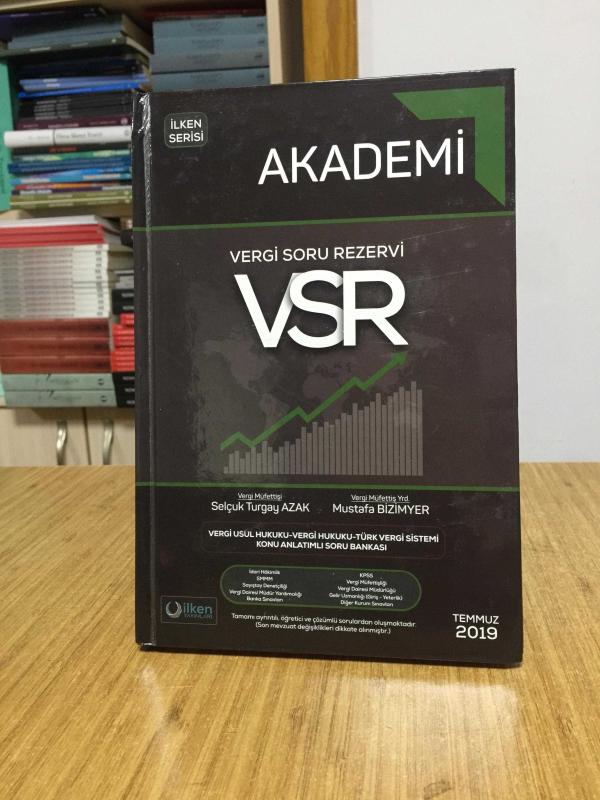 AKADEMİ İlken Serisi VSR Vergi Soru Rezervi (Ciltli - 2019)