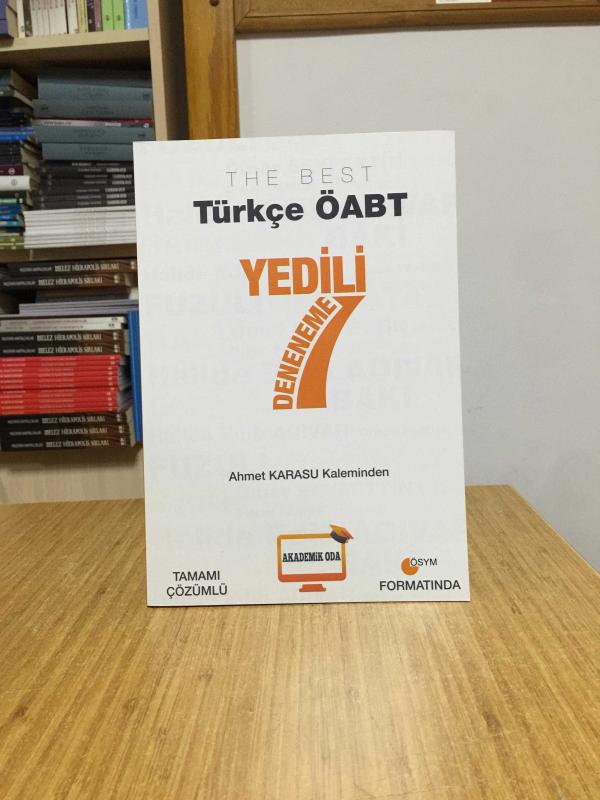 Akademik Oda ÖABT Türkçe Öğretmenliği 7 Deneme Çözümlü - Ahmet Karasu Akademik Oda Yayınları
