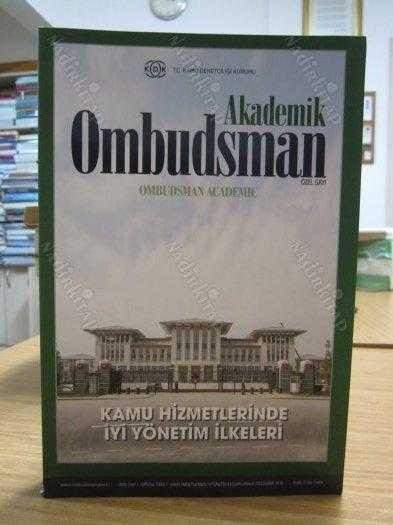 Akademik Ombudsman - Özel Sayı 1 - Kamu Hizmetlerinde İyi Yönetim İlkeleri