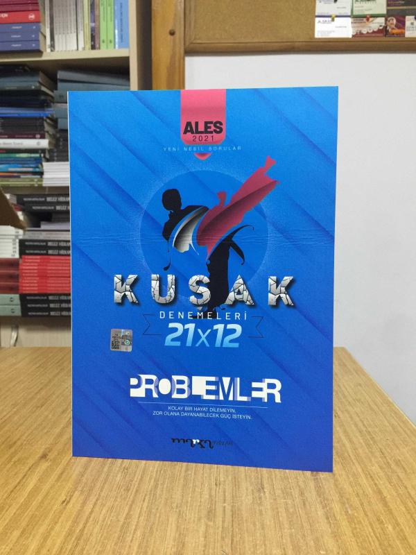 ALES Yeni Nesil Kolaydan Zora 21x12 Problemler Kuşak Deneme Marka Yayınları