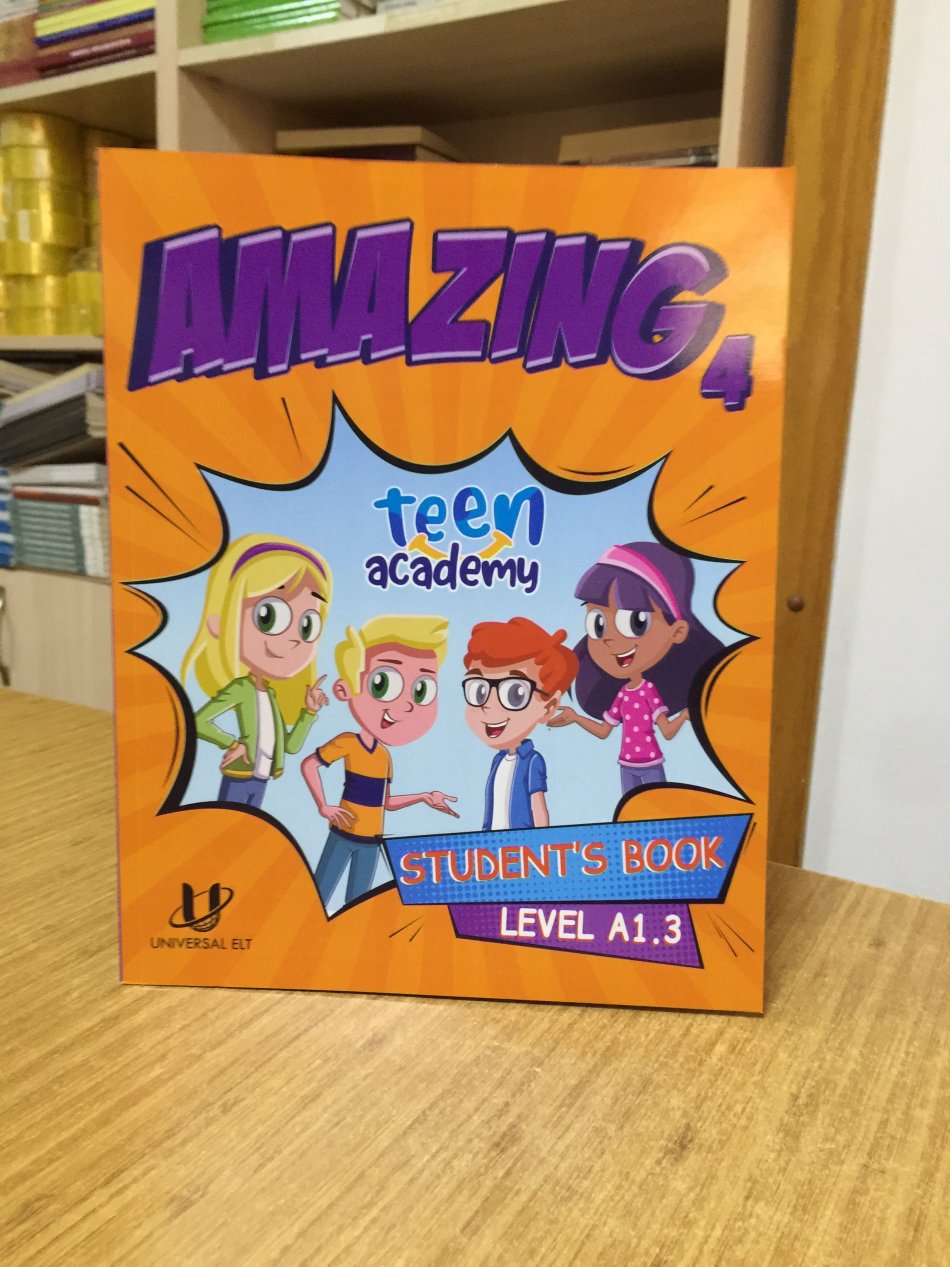 Amazing 4 Teen Academy Level A1.3 (Student's Book + Workbook & Grammar)