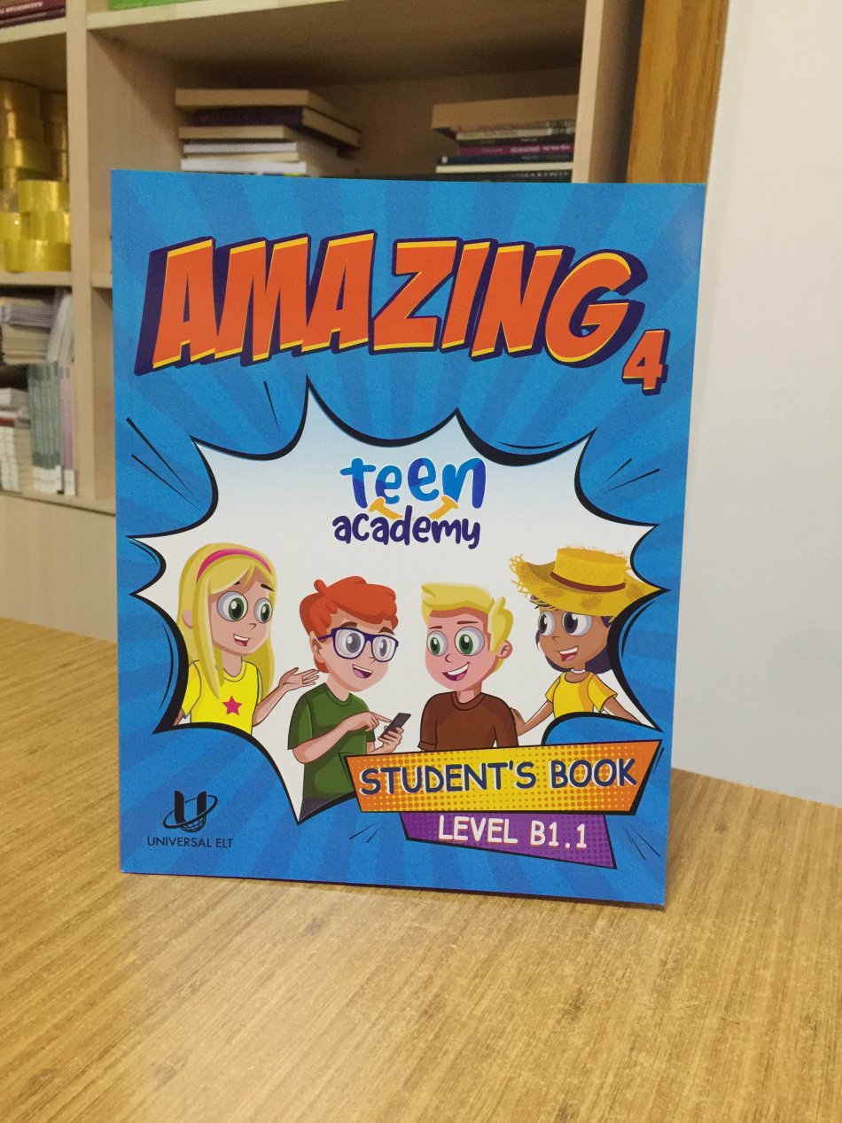 Amazing 4 Teen Academy Level B1.1 (Student's Book + Workbook & Grammar)