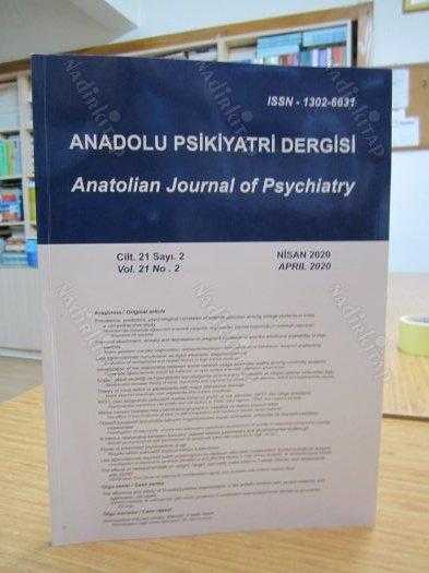 Anadolu Psikiyatri Dergisi - Cilt 21 Sayı 2 - Nisan 2020