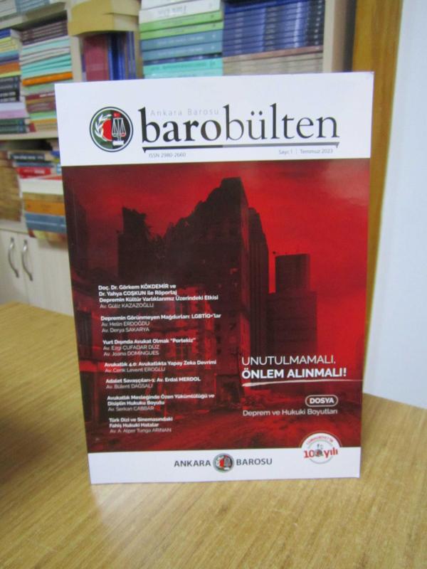 ANKARA BAROSU BARO BÜLTEN - SAYI 1 - TEMMUZ 2023