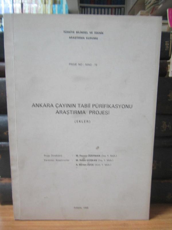 Ankara Çayının Tabii Pürifikasyonu Araştırma Projesi
