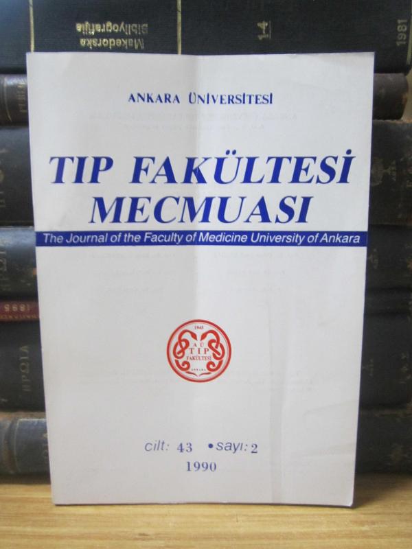 Ankara Üniversitesi Tıp Fakültesi Mecmuası - Cilt 43 Sayı 2 - Yıl 1990