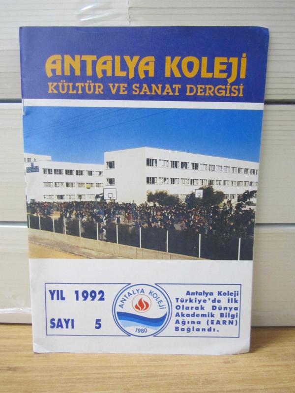Antalya Koleji Kültür ve Sanat Dergisi - Ocak 1992 - Sayı 5