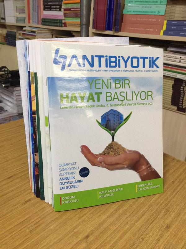Antibiyotik Dergisi - 2013-2017 Yılları 10 Sayı TAKIM (Sayılar: 31-32-34-35-36-38-39-43-44-45) - Lokman Hekim Hastaneleri