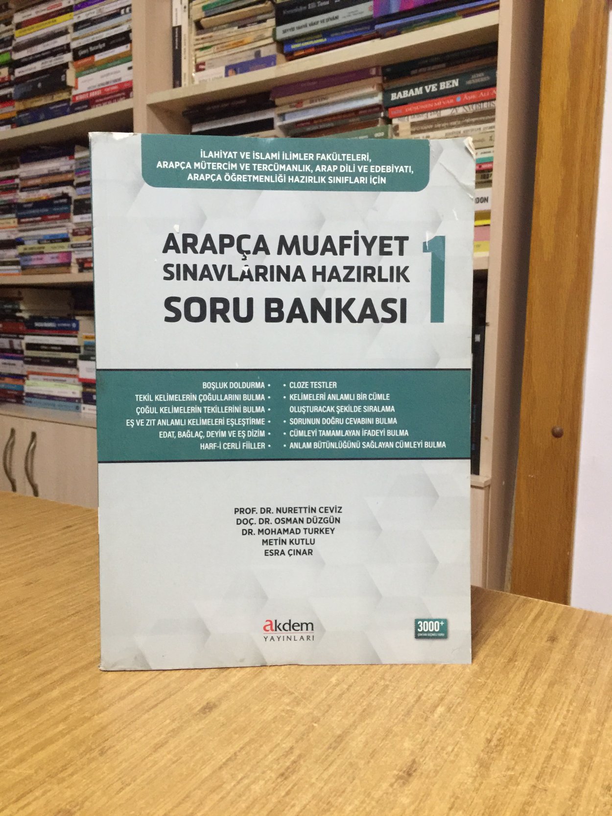 Arapça Muafiyet Sınavlarına Hazırlık Soru Bankası 1 Akdem Yayınları //